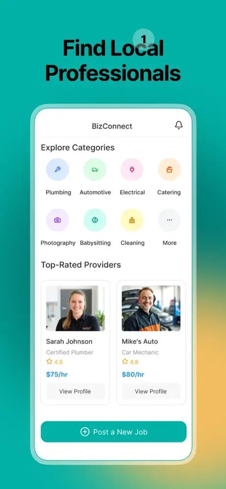 BizConnect �— On-Demand Services Marketplace App for New Zealand