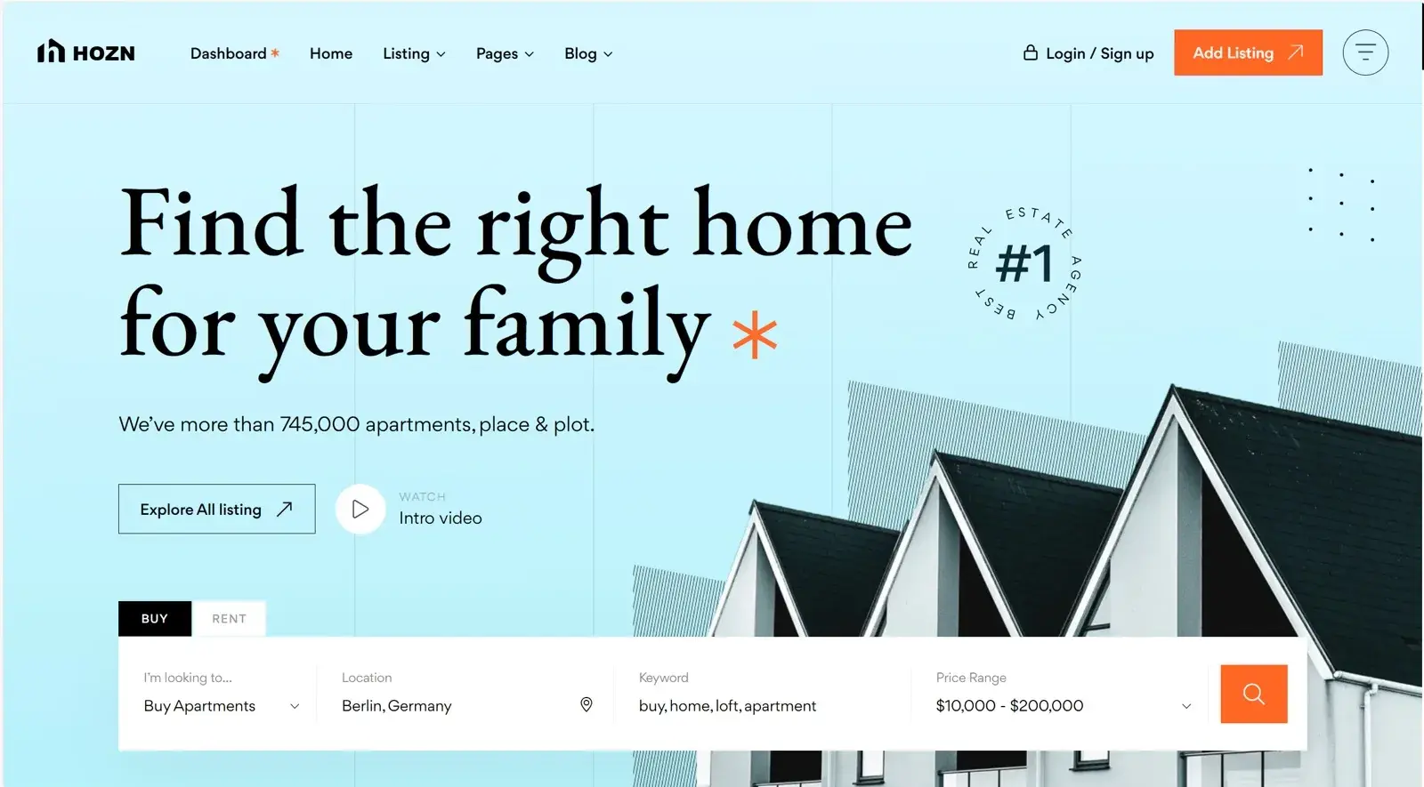 Hozn — Full-Stack Real Estate Listing & Management Platform screenshot 1